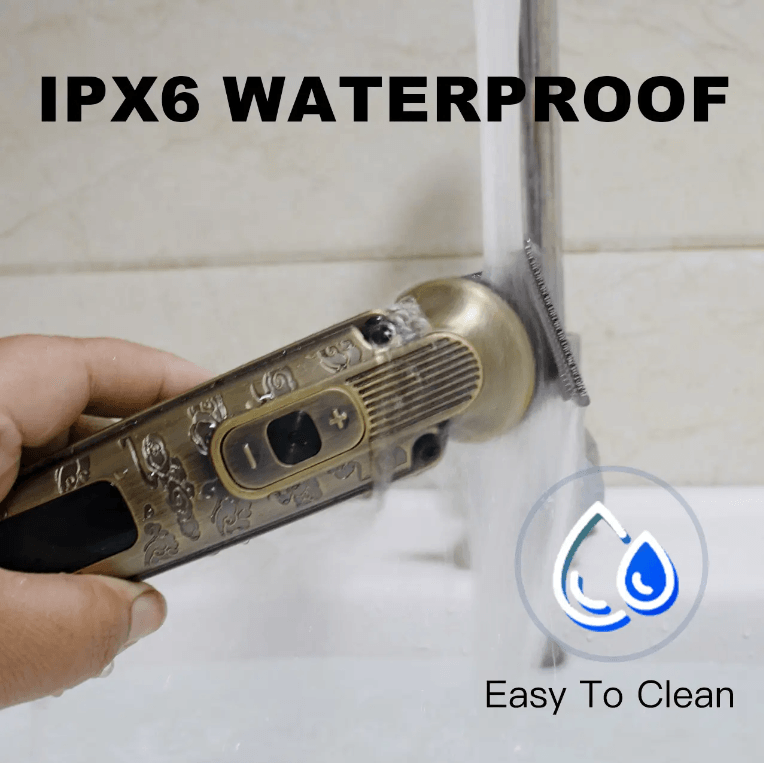 Hatteker Cordless Waterproof Beard Trimmer & Hair Clippers for Men - HATTEKER