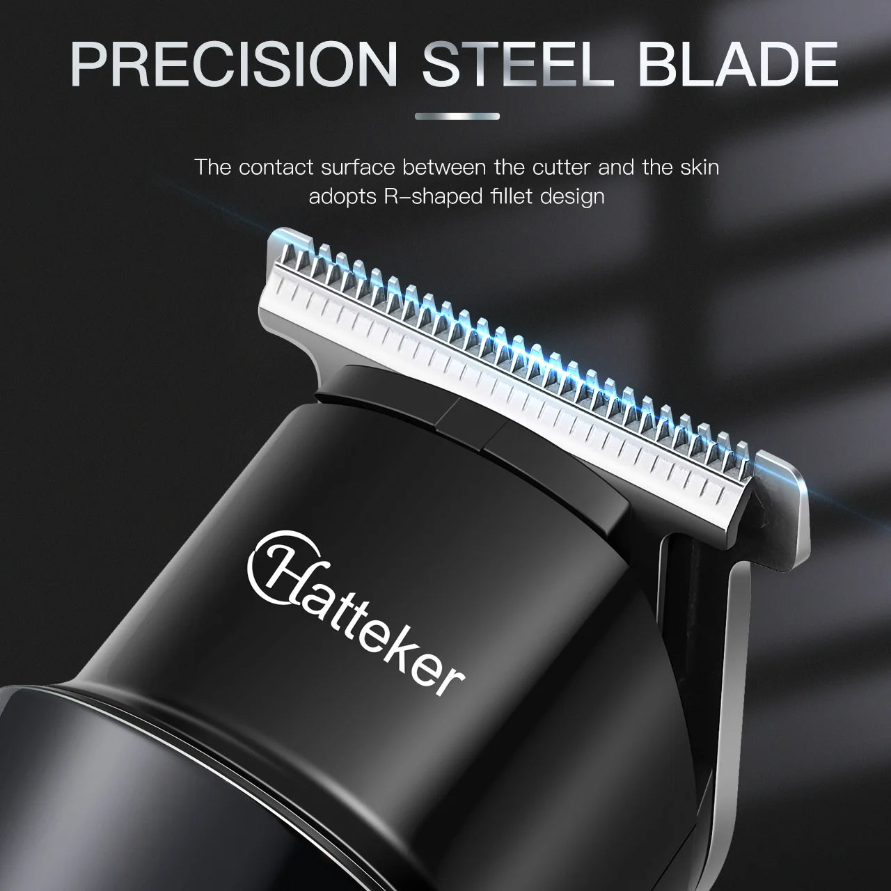 Tondeuse à barbe HAUTEKER HT-622 pour hommes, rasoir électrique étanche sans fil, kit de rasage pour hommes