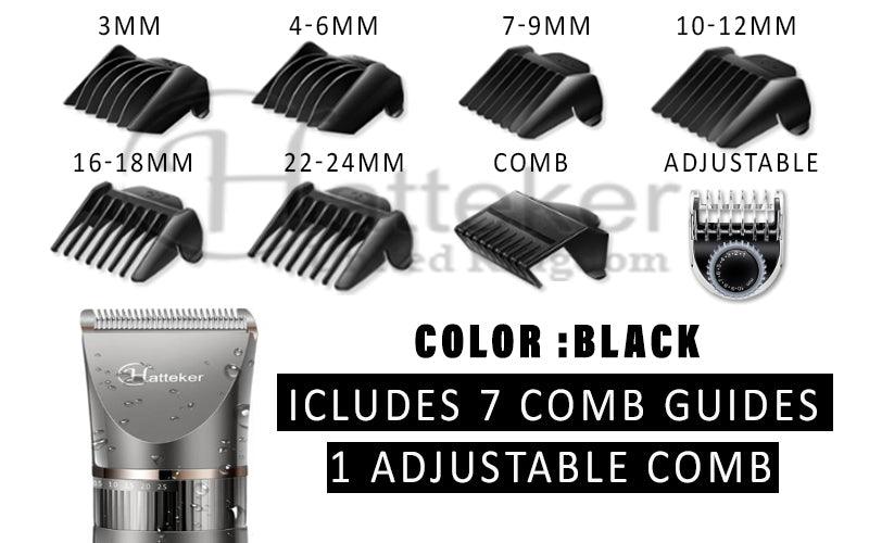 HATTEKER RFC-690 Replacement Comb Set 8 Pcs Guide Adjustable Limit For Hatteker Trimmer RFC-69031 - HATTEKER