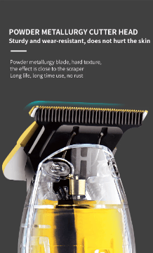 HATTEKER Cordless electric hair trimmer powerful beard hair clipper - HATTEKER