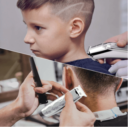 Hatteker Professional Outlining Hair Beard Kit Body Trimmer with T Blade Electric - HATTEKER