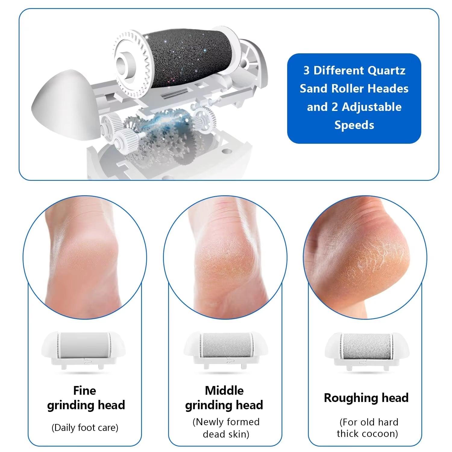 Electrical Callus Remover USB Rechargeable Foot Sharpener LCD Pedicure Machine