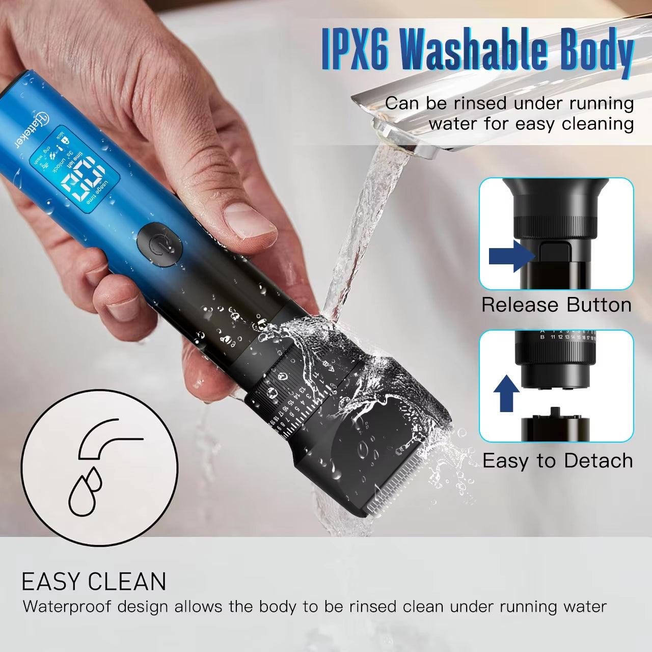 5 in 1 Barbershop Hair Cutting Kit Trimmer Cordless T-Blade Hair Clippers Electric Hair Cut Machine