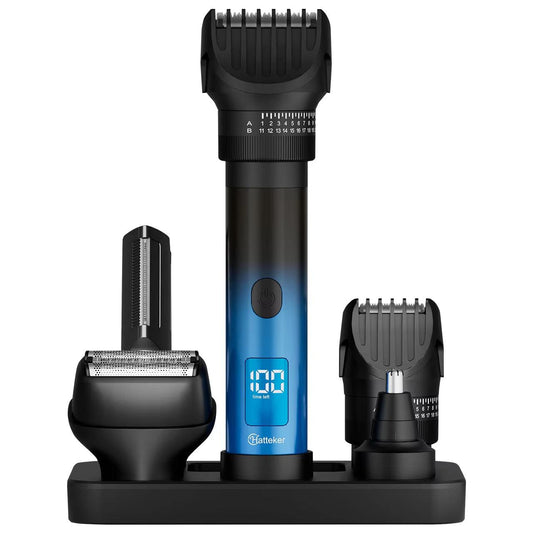 5 in 1 Barbershop Hair Cutting Kit Trimmer Cordless T-Blade Hair Clippers Electric Hair Cut Machine