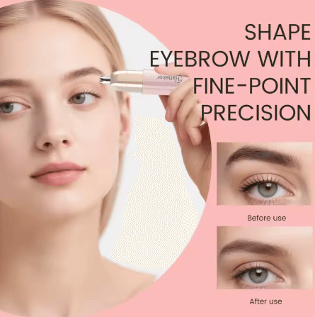 Hatteker Rechargeable Eyebrow & Facial Hair Remover – Precision Grooming Tool for Smooth Skin - HATTEKER