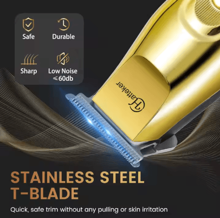 Hatteker Professional Hair Trimmer for Men – Cordless & Waterproof 💈✂️ - HATTEKER