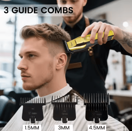 Hatteker Professional Hair Trimmer for Men – Cordless & Waterproof 💈✂️ - HATTEKER