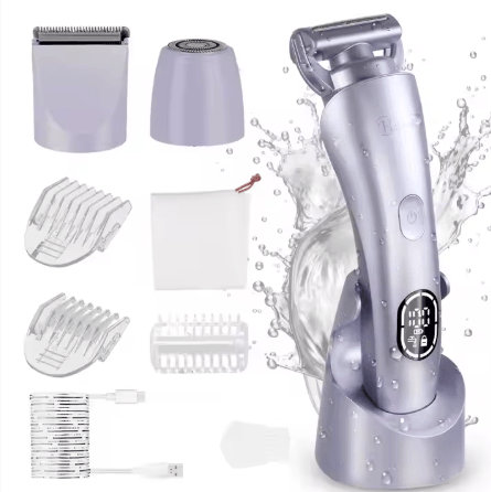 🌸 Hatteker HT-578 – 3-in-1 Rechargeable Lady Shaver 🌊 | Smooth Skin Anytime, Anywhere! - HATTEKER