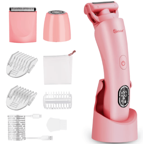 🌸 Hatteker HT-578 – 3-in-1 Rechargeable Lady Shaver 🌊 | Smooth Skin Anytime, Anywhere! - HATTEKER