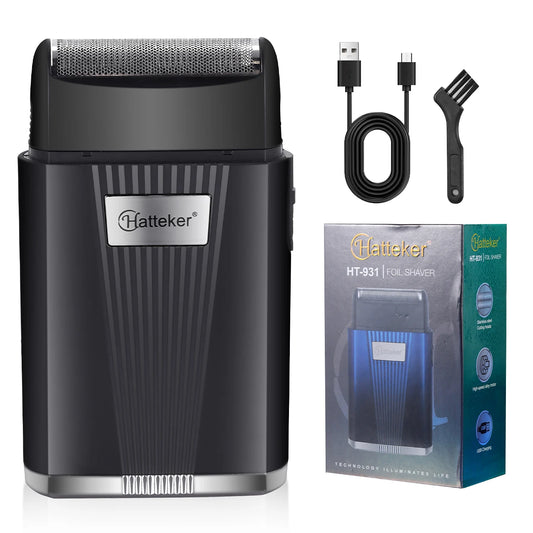 Rasoir électrique portable pour homme HT-931 MINI, tondeuse à barbe et rasage du visage