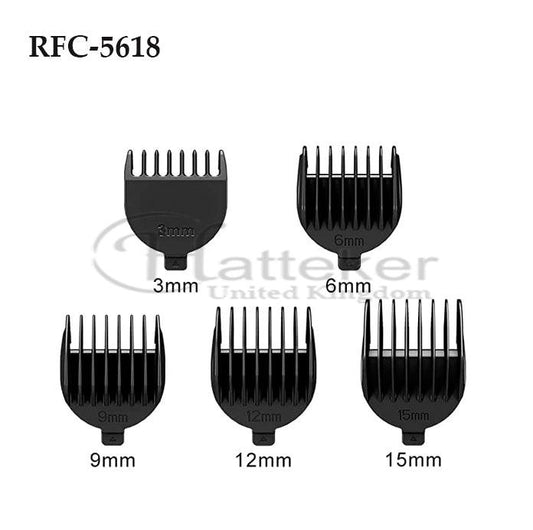 HATTEKER Comb Set Guide 5 PCS HATTEKER RFC-5618 - HATTEKER