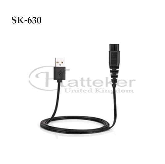 HATTEKER USB CABLE CHARGER FOR HATTEKER SK-630 CLIPPER - HATTEKER