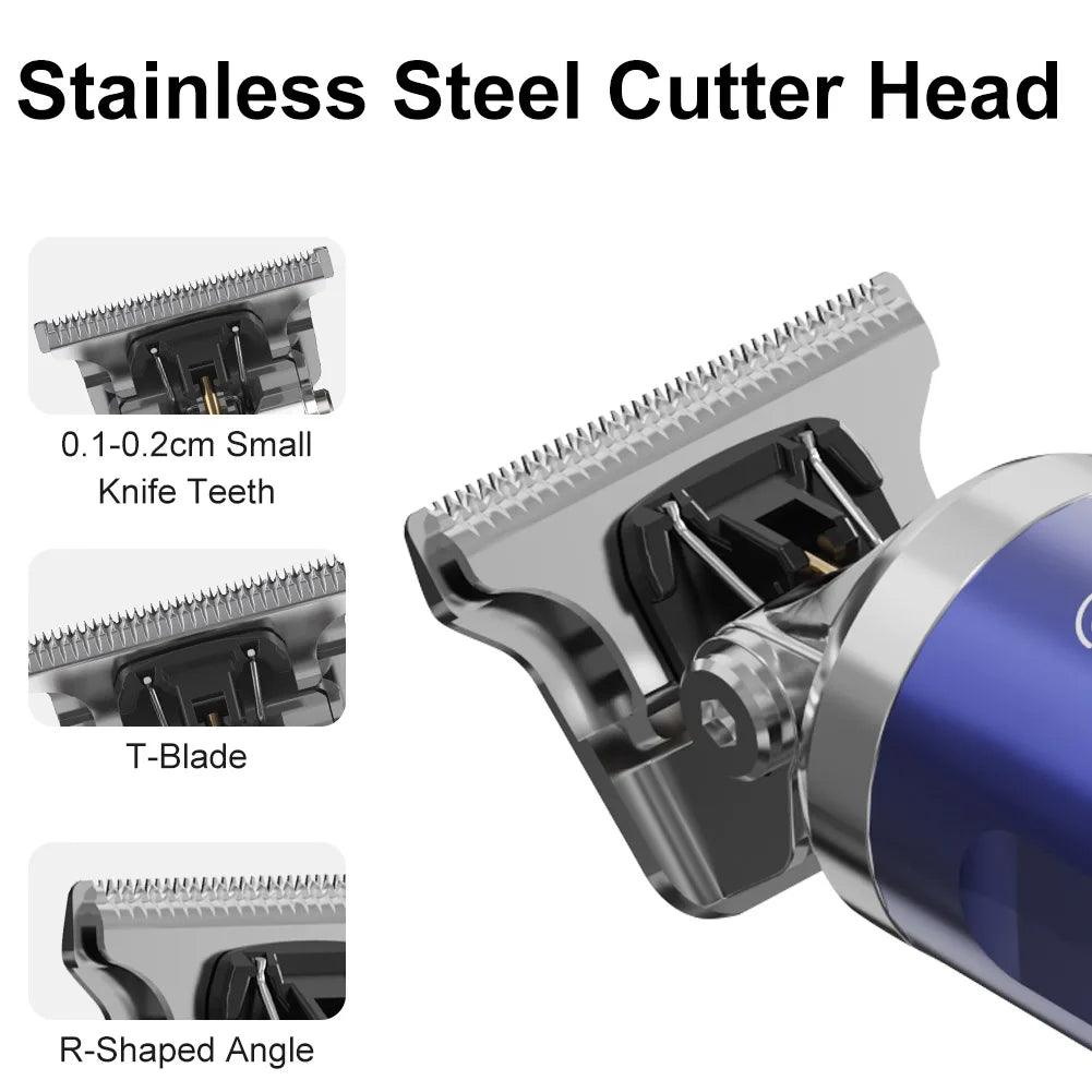 HATTEKER Beard Hair Trimmer for Men Professional Grooming Cutting Kit Mustache - HATTEKER