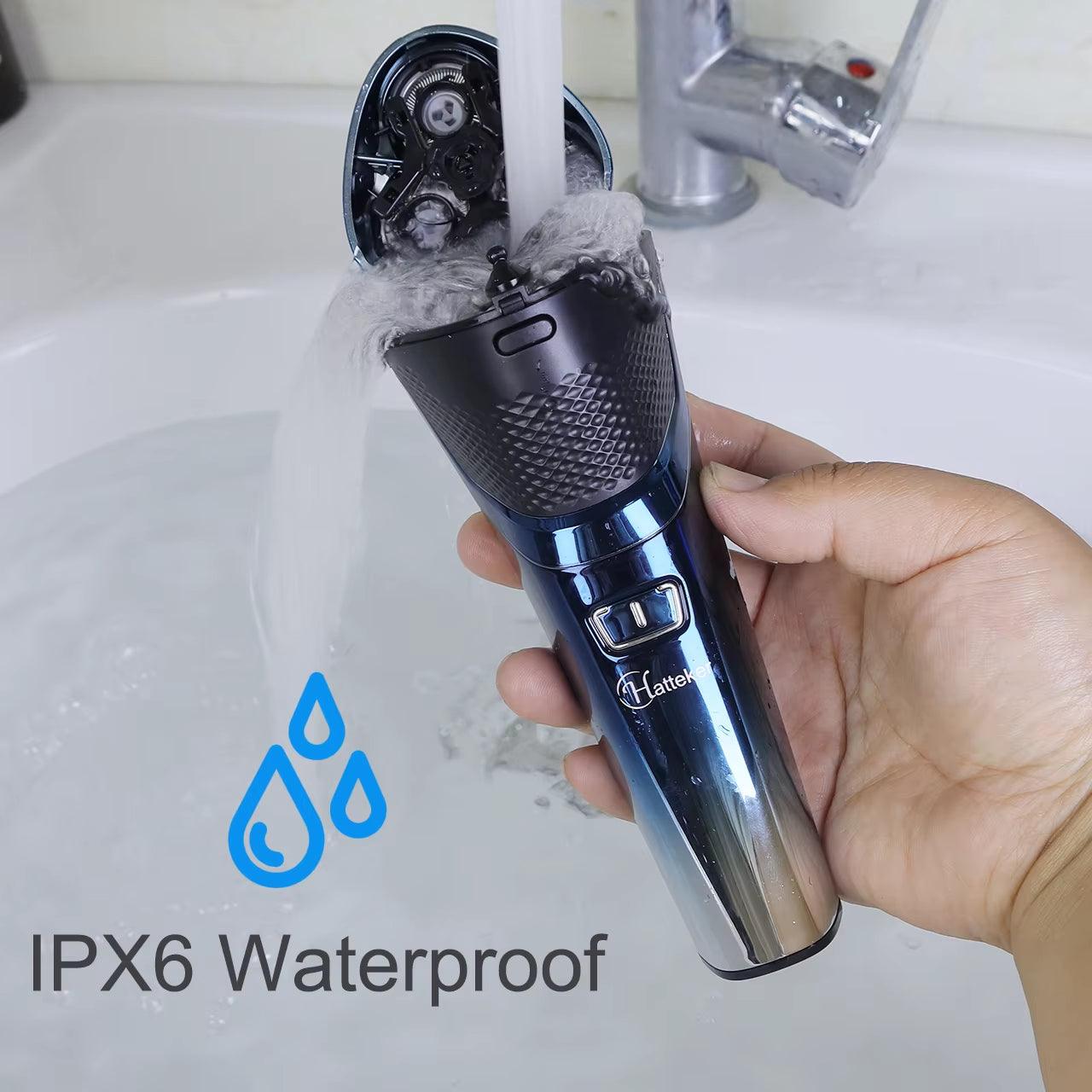 Men Beard Trimmer Rotary Waterproof USB Charging Shaving Machine Electric Shaver Beard Trimmer