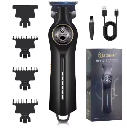 Tondeuse à cheveux électrique sans fil Hatteker pour hommes, outil de coupe professionnel
