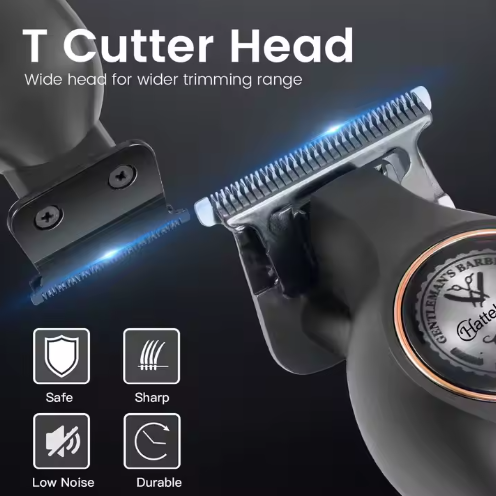 Tondeuse à cheveux électrique sans fil Hatteker pour hommes, outil de coupe professionnel