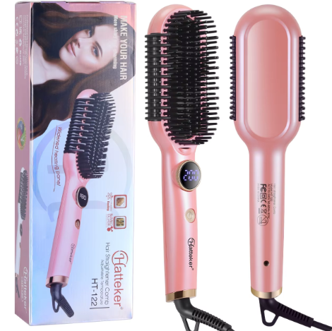 Brosse lissante Hatteker avec affichage LED de la température