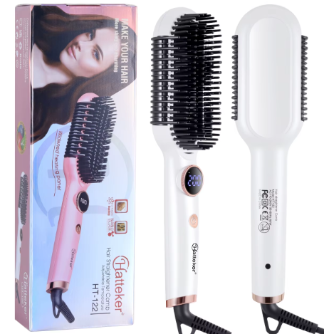 Brosse lissante Hatteker avec affichage LED de la température