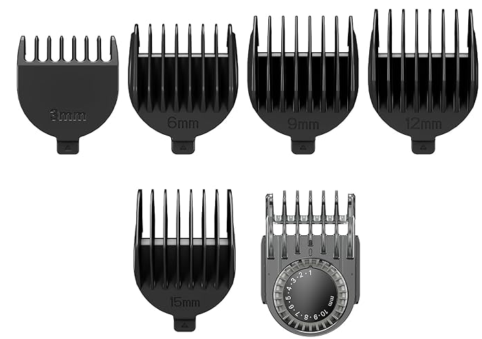 HATTEKER Comb Set Guide 6 PCS HATTEKER HT-609