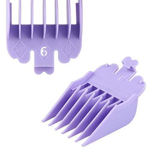 8 Pack Hair Clipper Limit Guide Combs Replacement Guards Set Attachment - HATTEKER