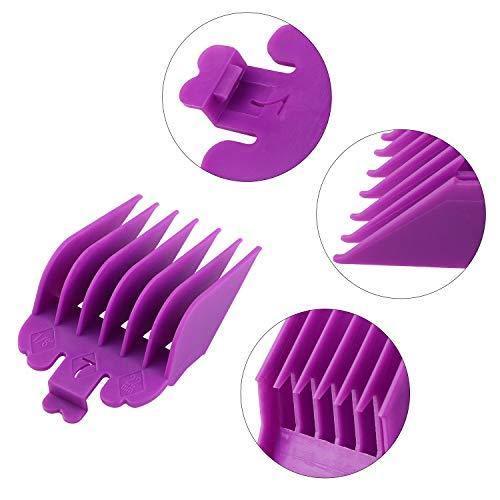 8 Pack Hair Clipper Limit Guide Combs Replacement Guards Set Attachment - HATTEKER