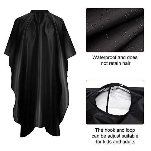 2 Pieces Hairdressing Cape Salon Barber Cape Waterproof - HATTEKER