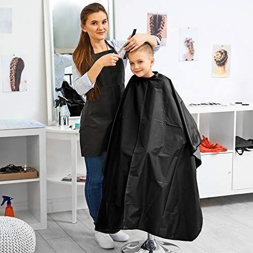 2 Pieces Hairdressing Cape Salon Barber Cape Waterproof - HATTEKER