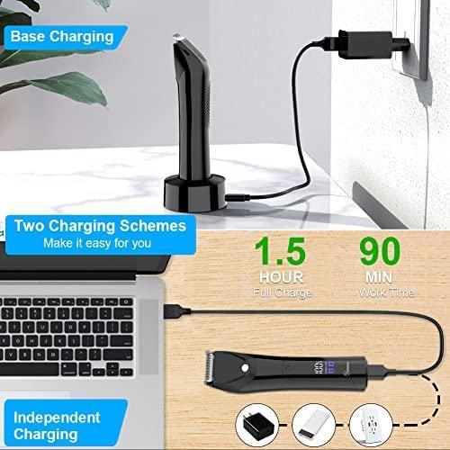 Hatteker Professional Electric Groin Hair Trimmer Below-The-Belt Trimme - HATTEKER