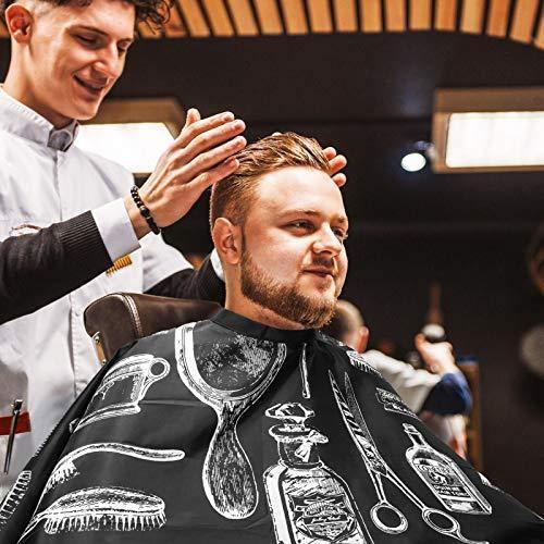 2 Pieces Hairdressing Cape Salon Barber Cape Waterproof - HATTEKER