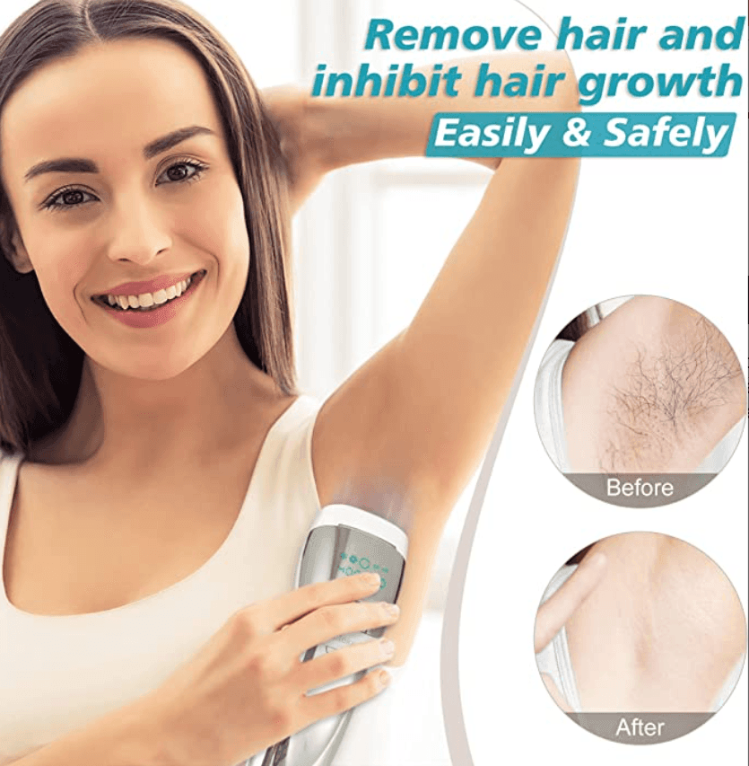 Hatteker Laser Permanent Painless for Facial Whole Body Hair Removal Device Sapphire Freezing Point - HATTEKER