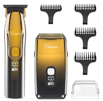 Hatteker Foil Shaver Razor with Precision Trimmer Triple Blades Waterproof Cordless - HATTEKER