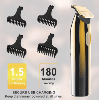 Hatteker Foil Shaver Razor with Precision Trimmer Triple Blades Waterproof Cordless - HATTEKER