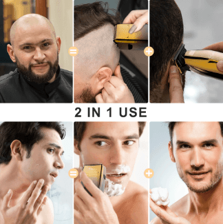 Hatteker Foil Shaver Razor with Precision Trimmer Triple Blades Waterproof Cordless - HATTEKER