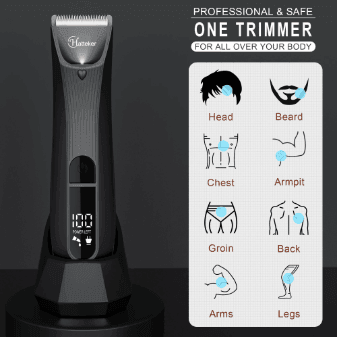 Hatteker Hair Clipper for Men Rechargeable electric razor body Hair Trimmer SK-1810 - HATTEKER