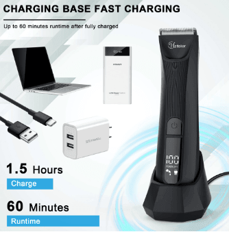 Hatteker Hair Clipper for Men Rechargeable electric razor body Hair Trimmer SK-1810 - HATTEKER