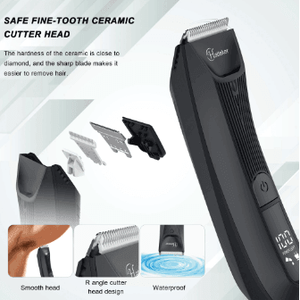 Hatteker Hair Clipper for Men Rechargeable electric razor body Hair Trimmer SK-1810 - HATTEKER