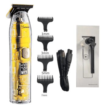 HATTEKER Cordless electric hair trimmer powerful beard hair clipper - HATTEKER