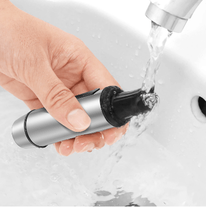 HATTEKER Nose Hair Trimmer 4 in 1 Multifunctional AA Battery Waterproof beard trimmer - HATTEKER