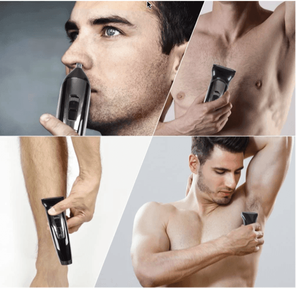 HATTEKER professional hair trimmer waterproof 5 in1 RFC-588 - HATTEKER