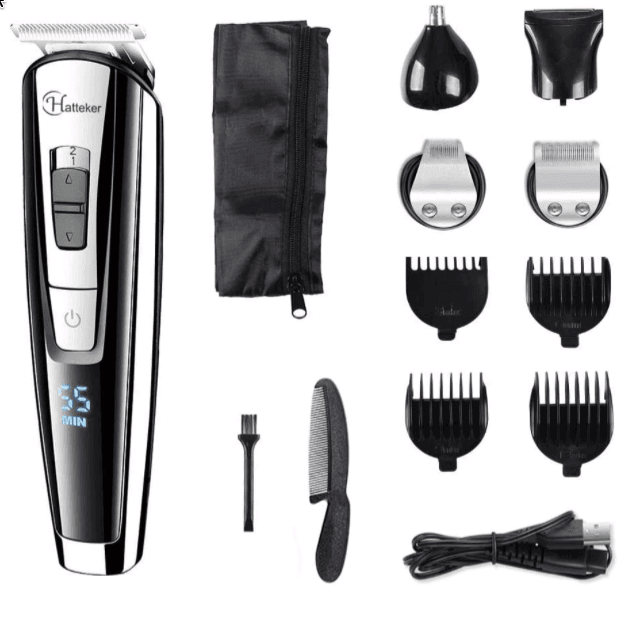 HATTEKER professional hair trimmer waterproof 5 in1 RFC-588 - HATTEKER