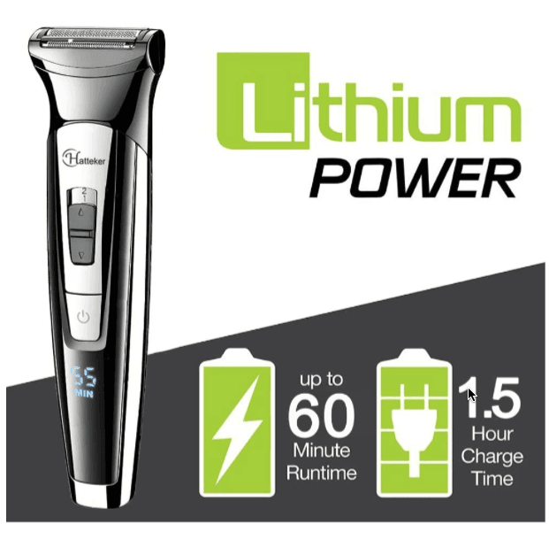 HATTEKER professional hair trimmer waterproof 5 in1 RFC-588 - HATTEKER