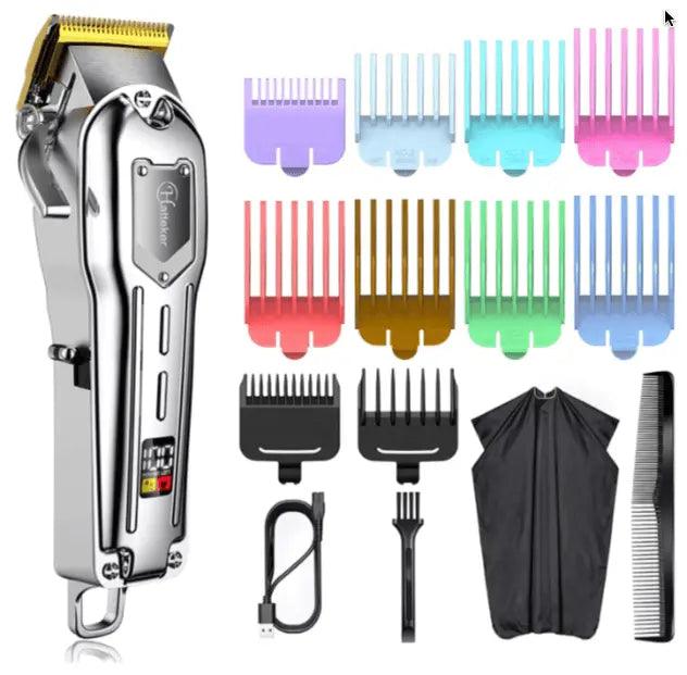Hatteker Hair Clipper Trimmer Cordless USB Rechargeable - HATTEKER