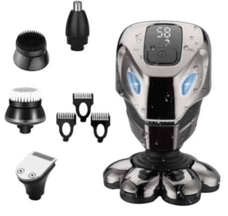 HATTEKER Blad hair clipper for Men 5 in 1 Electric Razor Multifunctional - HATTEKER