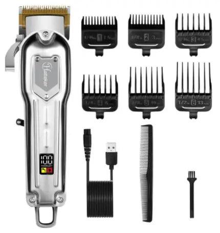 Hatteker Hair Clipper Trimmer for Men Cordless USB Rechargeable Gold RFC 686 - HATTEKER