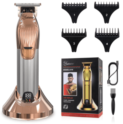 Hatteker Professional Hair Clippers Cordless Pro Li Outlining Trimmer - HATTEKER