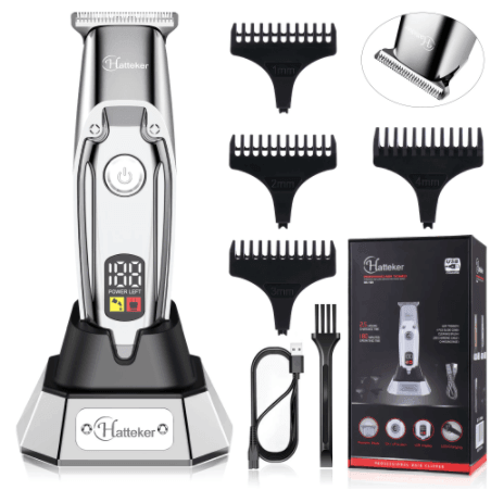 Hatteker Professional Outlining Hair Beard  Kit Body Trimmer with T Blade Electric - HATTEKER