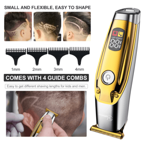 Hatteker Professional Outlining Hair Beard  Kit Body Trimmer with T Blade Electric - HATTEKER