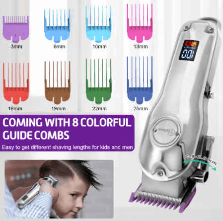 HATTEKER New Design Hair Clipper Metal Sharp Blade Professional - HATTEKER