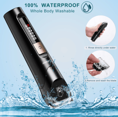 HATTRKER Pet Hair Clipper Professional Rechargeable Grooming Cutters for Animal Barber Scissors SK691 - HATTEKER