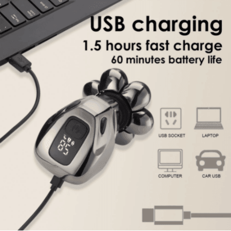 HATTEKER Blad hair clipper for Men 5 in 1 Electric Razor Multifunctional - HATTEKER